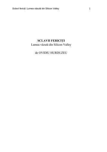 SCLAVII FERICITI PDF DOWNLOAD SCLAVII FERICITI PDF DOWNLOAD